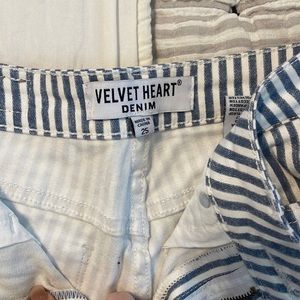 Velvet heart Denim pinstripe Jeans